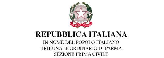 Repubblica-Italiana Repubblica Italiana - Tribunale Ordinario di Parma