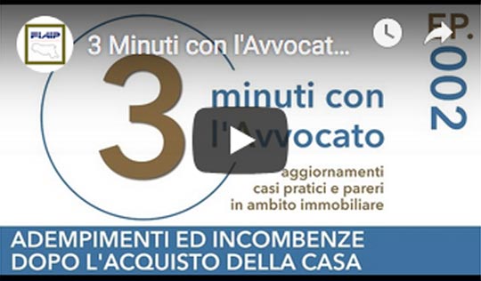 video 3 minuti con un avvocato FIAIP Gianluigi Pagani