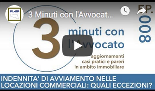 3 minuti con un avvocato FIAIP: Foschini