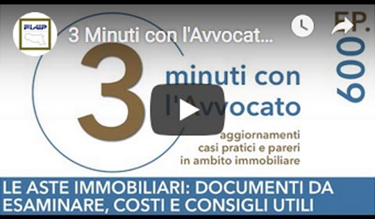 3 minuti con un avvocato FIAIP