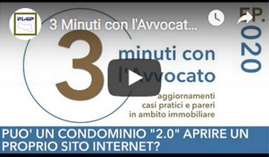 3 minuti con l'avvocato FIAIP