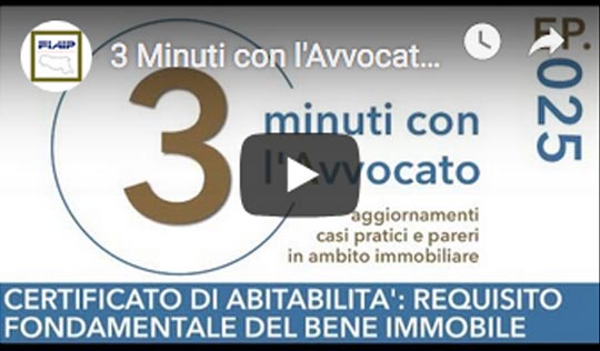 video di 3 minuti con l'avvocato