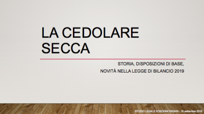 Cedolare secca